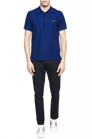 Logo-embroidered polo, zdjęcie 2 Logo-embroidered polo od Burberry
